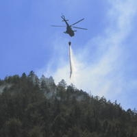 Hasenie požiaru v Slovenskom raji 2007