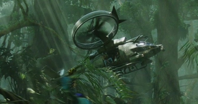 Vrtuľníky z filmu Avatar