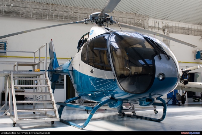 DSA: Demontáž motora Eurocopter EC 120B OM-JOP