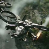Film Avatar: Vrtuľník Scorpion Gunship v akcii