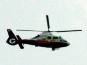 Vrtuľník CCTV nad čínskym Pekingom