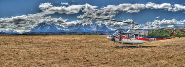 Patagónia: Bell 212 Twin