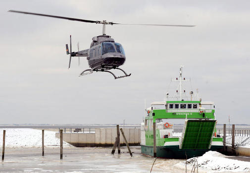 záchranný vrtuľník
